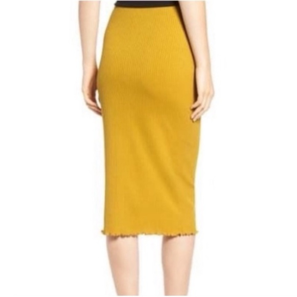 GOOD LUCK GEM 💛 Ribbed Lettuce Edge Skirt - Picture 2 of 14